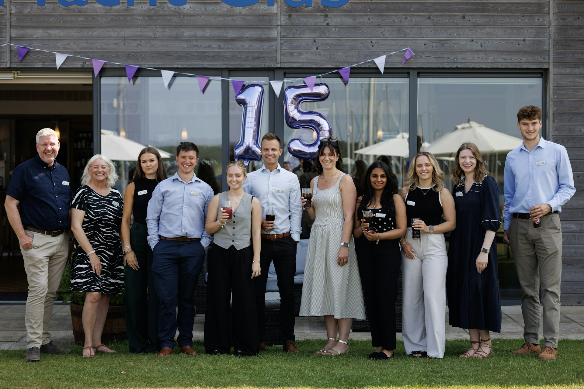 The Kingsfleet team on their 15th anniversary